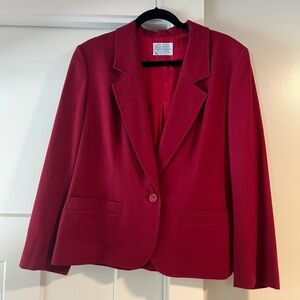Vintage women’s Pendleton Red blazer jacket size M